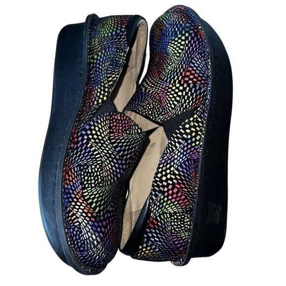 Alegria Women’s Slip-On Comfort Shoes Leather Multicolor Size 8.5 US / 39 EU - Picture 7 of 11